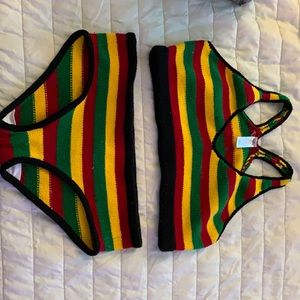 Knit Jamaican bathing suit